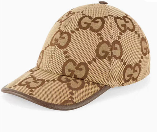 Casquette GG Jumbo Marron